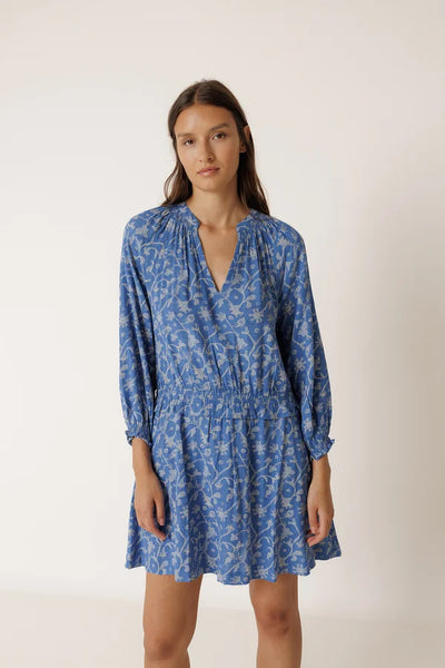 Indi and Cold Short Dress, Blue