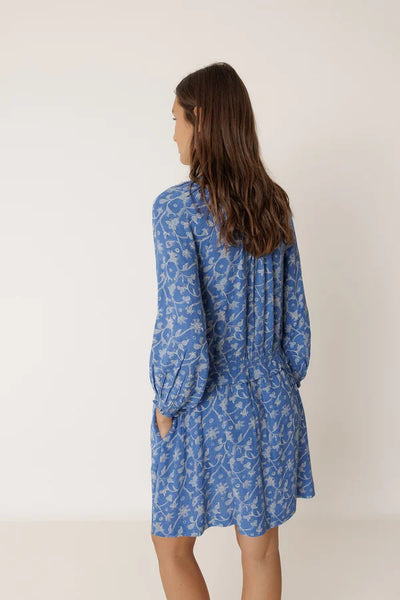 Indi and Cold Short Dress, Blue