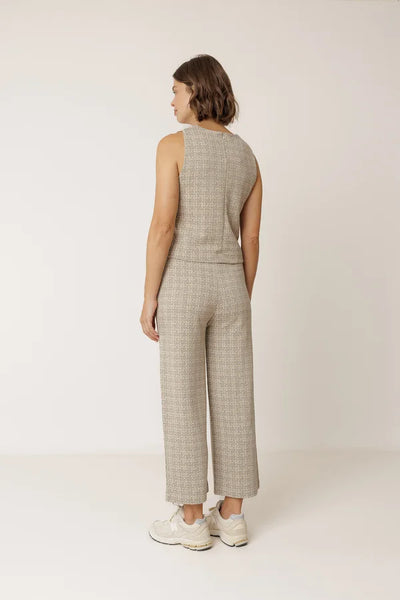 Indi and Cold James Cropped Trouses, Sage Green