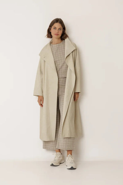 Indi and Cold James Cropped Trouses, Sage Green