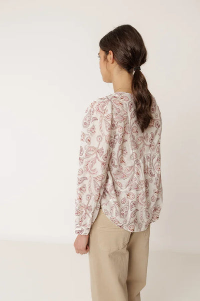 Indi and Cold Blouse, Lychee - Flax In Bloom