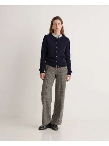 Yerse Check Trouser, Grey