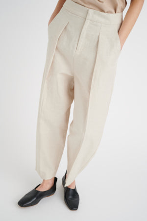 In Wear Journi Linen Trouser, Natural