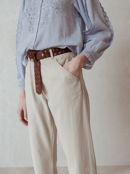 Indi and Cold Leather Belt,