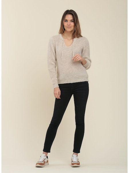 La Fee Maraboutee Rapia Pullover, Stone - La Fee Box 1 A23