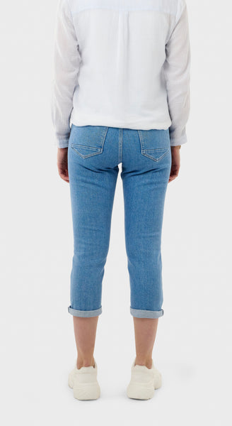 Sandwich Cropped Denim.
